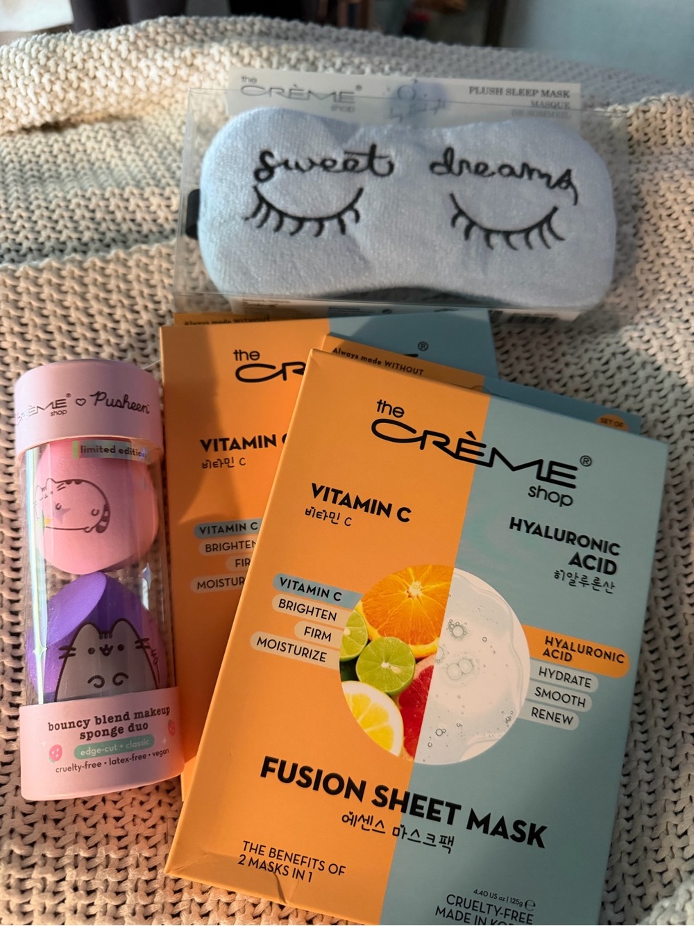 Vitamin C & Hyaluronic Acid Fusion Sheet Mask - Orange/Blue